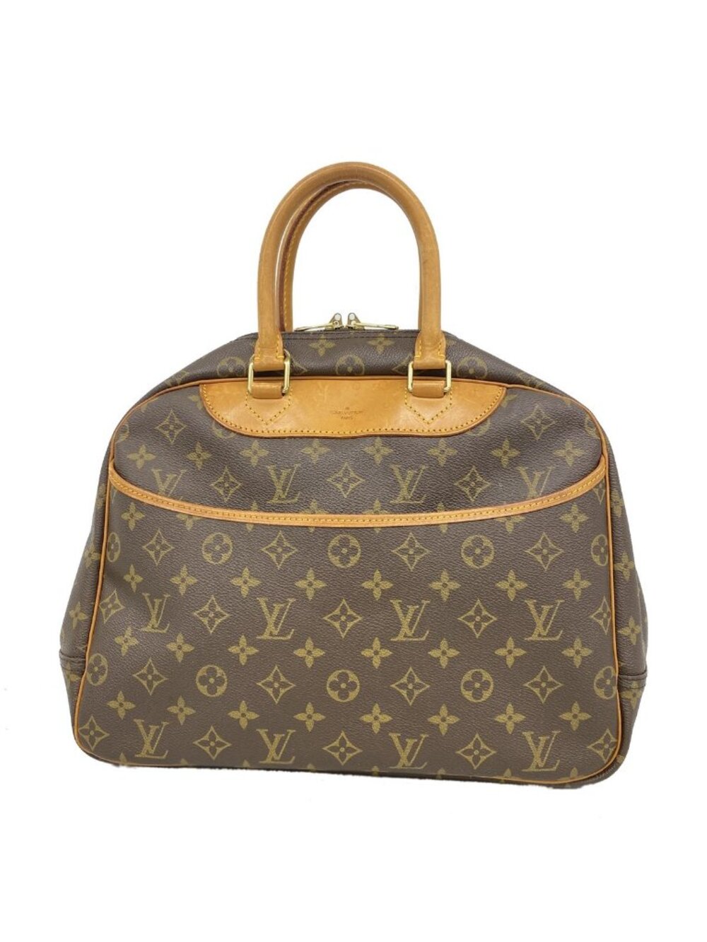Louis Vuitton Handbag Monogram Deauville Brown